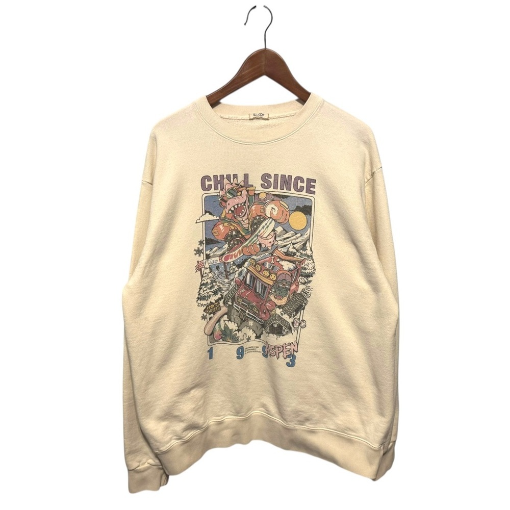🏂 Vtg 1993 John Galt “Chill Since 1993” Sweater size XL